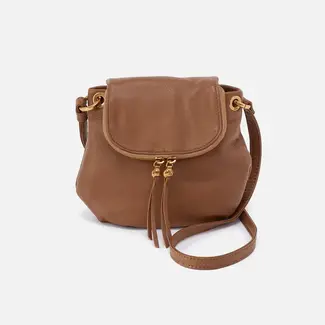 Hobo Fern Zip-Flap Crossbody- Timber Brown
