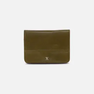 Hobo Jill Bifold Wallet- Olive Veil