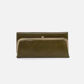 Hobo Rachel Continental Wallet- Olive Veil