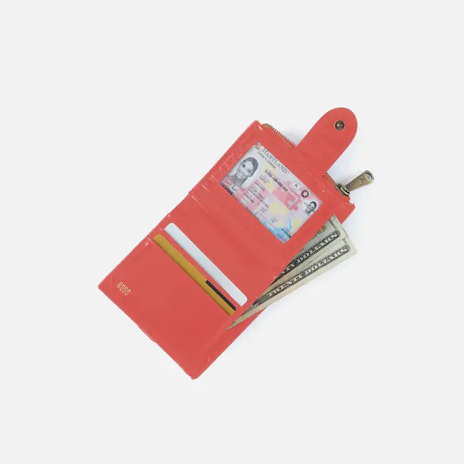 Hobo Dunn Mini Wallet- Pink Mirage