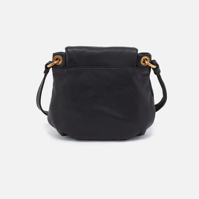 Hobo Fern Zip-Flap Crossbody- Black