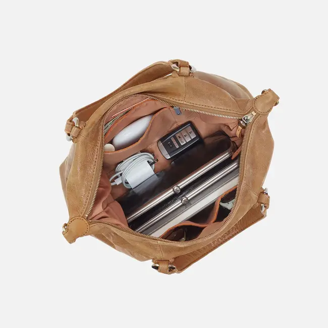 Hobo Harley Satchel- Whiskey