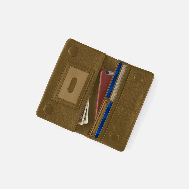 Hobo Lumen Continental Wallet- Sunlit Sage
