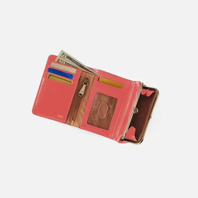 Hobo Robin Compact Wallet- Pink Mirage