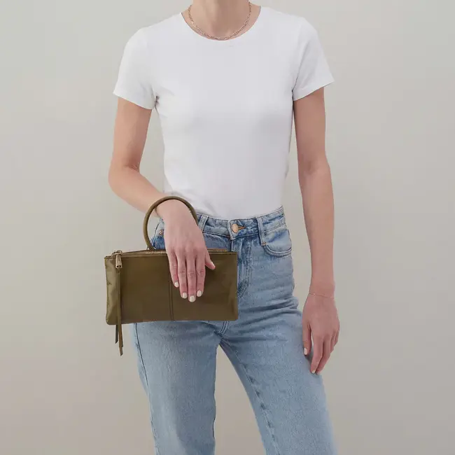 Hobo Sable Crossbody- Olive Veil