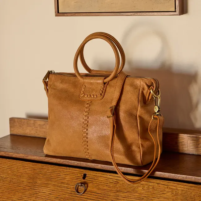 Hobo Sheila Medium Satchel- Whiskey