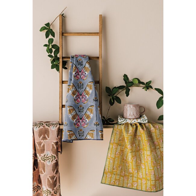 Danica now designs Aurora Block Print Dishtowel