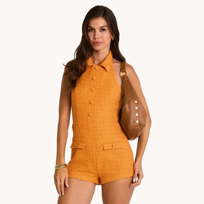 Hammitt Tom Zip Med-Mahogany Pebble-BG-Red Zip