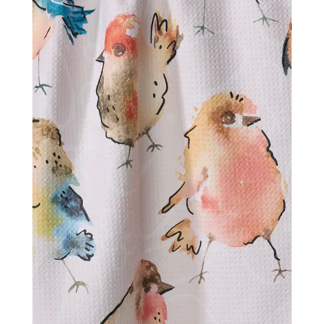 Geometry Tea Towel- Tweet Tweet