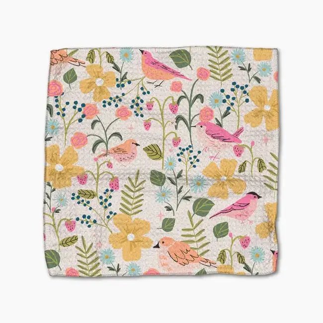 Geometry Dishcloth Set- Summer Songbirds
