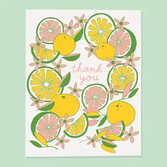 The Good Twin Citrus Thank You Card