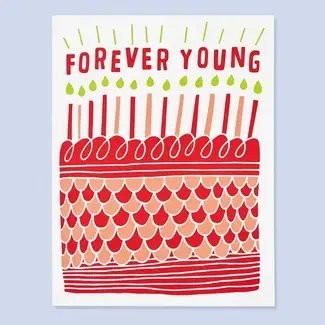 The Good Twin Forever Young Birthday Card