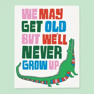 The Good Twin Gator Birthday Card