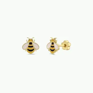 JaxKelly Kids Earrings: Bumble Bee