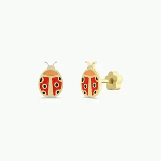 JaxKelly Kids Earrings: Ladybug