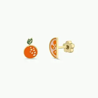 JaxKelly Kids Earrings: Orange