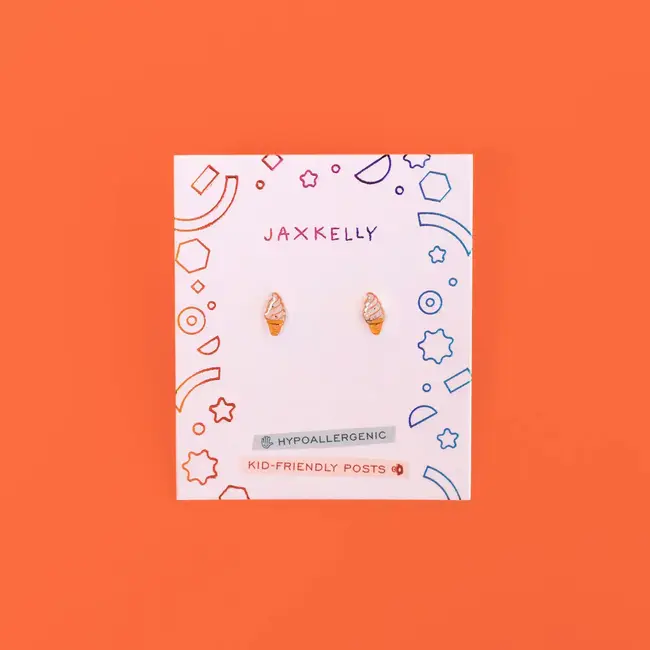 JaxKelly Kids Earrings: Ice Cream