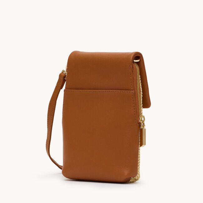 Hammitt VIP Mobile-Cocoa Raffia-G