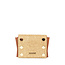 Hammitt Allen Wallet-Cocoa Raffia-G