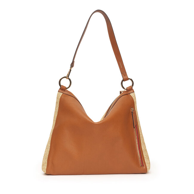 Hammitt Kyle Large-Cocoa Raffia-G