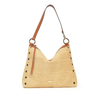 Hammitt Kyle Large-Cocoa Raffia-G