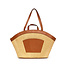 Hammitt Shelley Resort Tote-Cocoa Raffia-G
