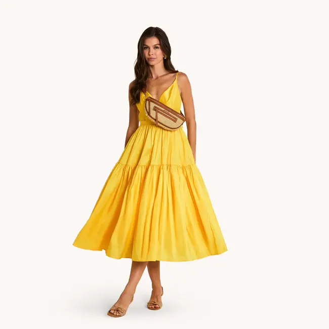 Hammitt Charles Crossbody Medium-Cocoa Raffia-G