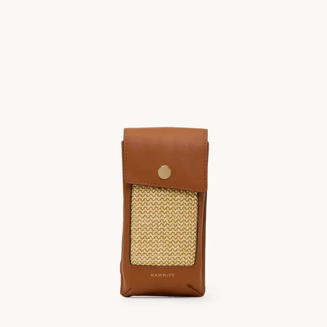 Hammitt Sunny Sleeve-Cocoa Raffia-G