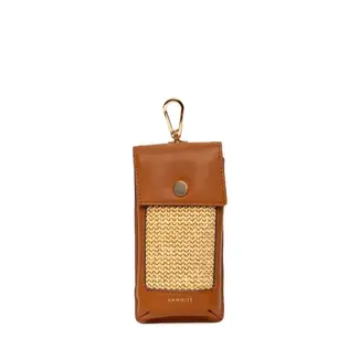 Hammitt Sunny Sleeve-Cocoa Raffia-G