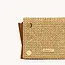 Hammitt Allen Wallet-Cocoa Raffia-G