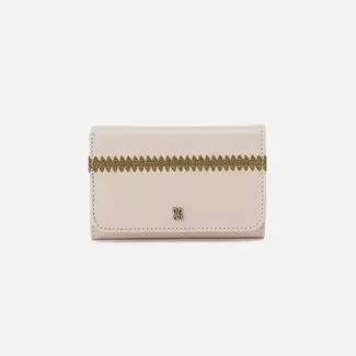 Hobo Jill Trifold Wallet- Pale Flax