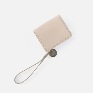 Hobo Coin Wristlet Wallet- Stone Gloss