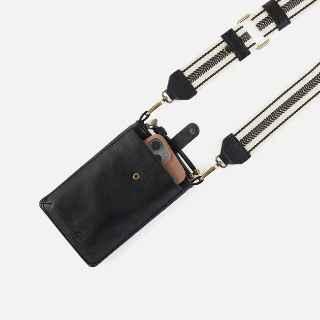 Hobo Cass Phone Crossbody- Black