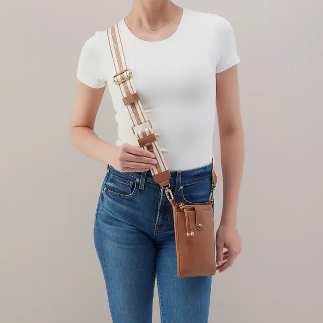Hobo Cass Phone Crossbody- Brown Sugar