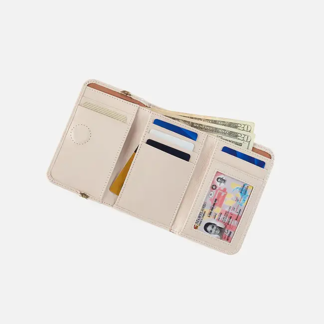 Hobo Jill Trifold Wallet- Pale Flax