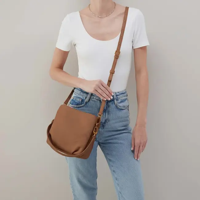 Hobo Starr Convertible Shoulder Bag- Timber Brown