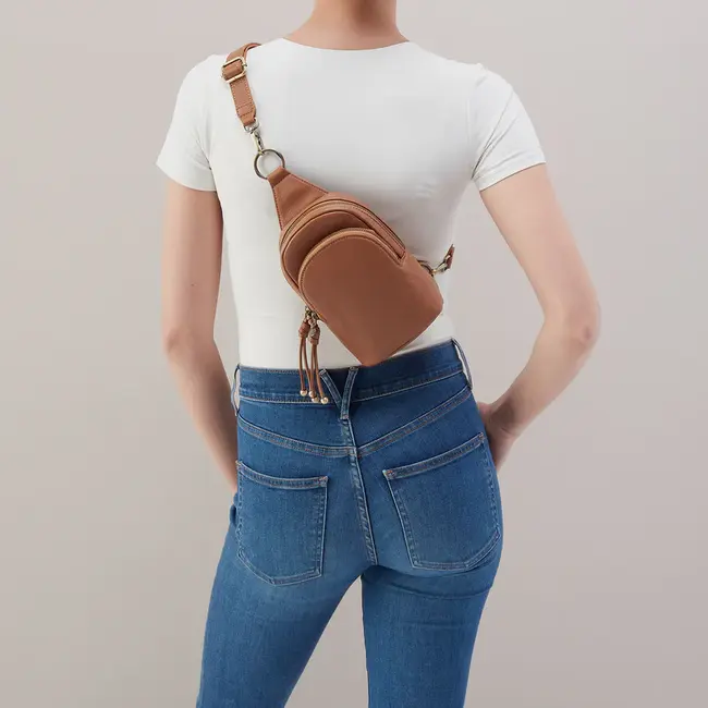 Hobo Cass Small Sling- Brown Sugar