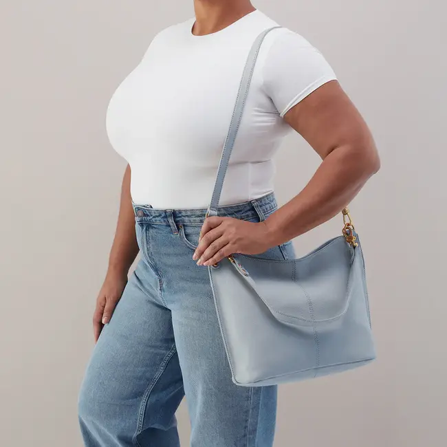Hobo Pier Shoulder Bag- Indigo Cloud