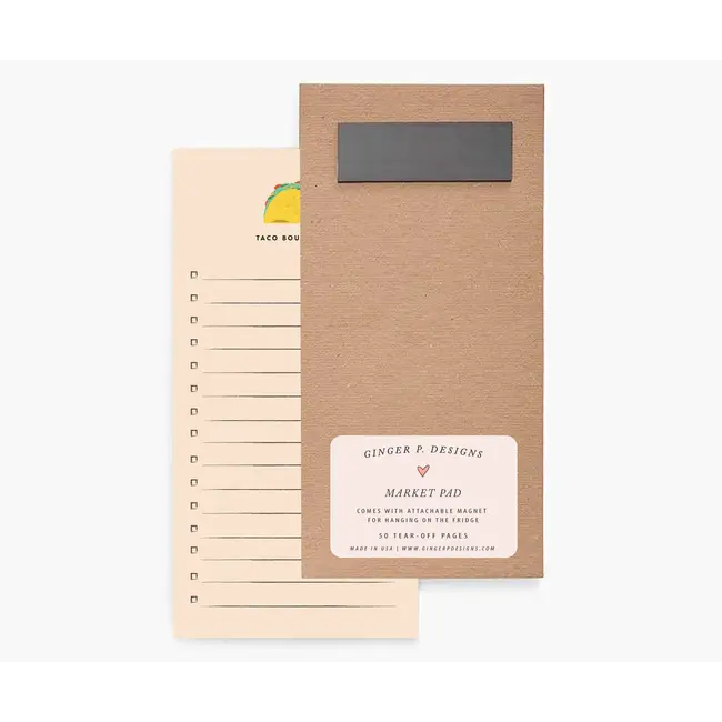 Ginger P. Designs Taco Bout A List Market Pad