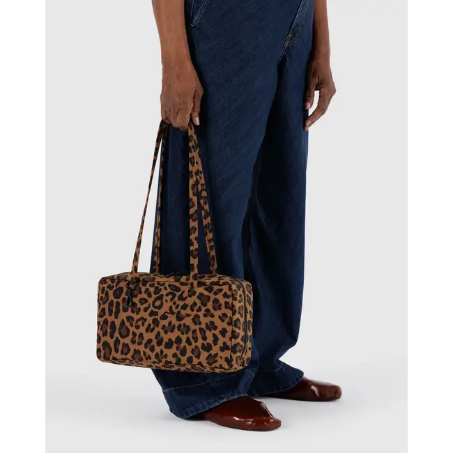 Baggu Nylon Bowler Bag - Leopard