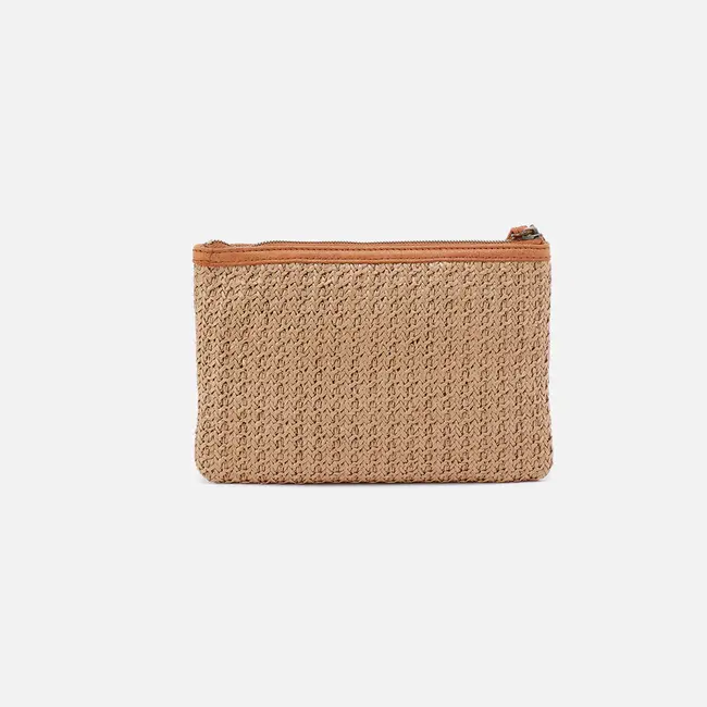 Hobo Straw Xo Pouch- Meadow Woven Straw
