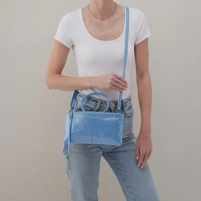 Hobo Sable Crossbody- Faded Denim