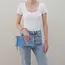 Hobo Sable Crossbody- Faded Denim