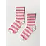 Le Bon Shoppe Wally Socks- Wide Rose Stripe