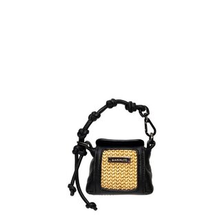 Hammitt Mini B-Noir Smooth Raffia-GM