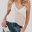 Pretty Simple Rachel Raffia Westlyn Bum Bag- Cream