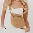 Pretty Simple Rachel Raffia Westlyn Bum Bag- Tan