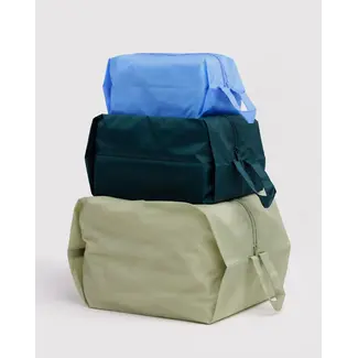 Baggu 3D Zip Set- Lagoon Mix
