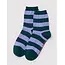 Baggu Crew Sock- Malachite Stripe