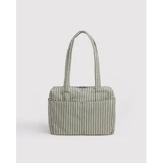 Baggu Everyday Cloud Bag- Sage Stripe